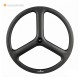 700C 25mm Wide 3 Spokes Clincher / Tubular Wheel